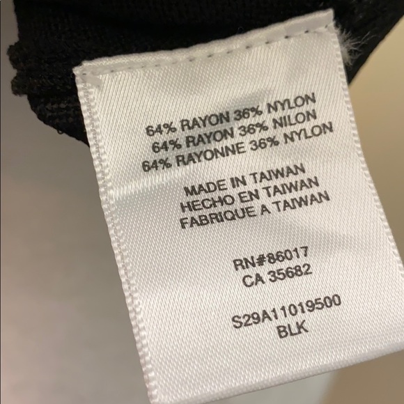 Bebe knit cropped shortsleeved button shirt blouse black dressy stylish shirt - Picture 9 of 11